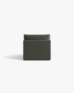 MODUL CANAPEA BLOOM, VERDE MUSCHI, 95X97 CM, CU TAPITERIE DIN TEXTIL STRUCTURAT WIND, MICADONI - Img 4