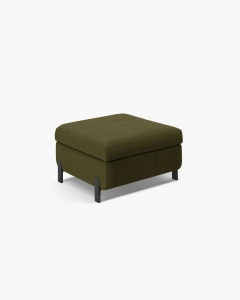 MODUL CANAPEA/COLTAR EXTENSIBIL GLORIA, VERDE, 76X92 CM, TAPITAT CU TAPITERIE DIN TEXTIL STRUCTURT BJORN, MICADONI