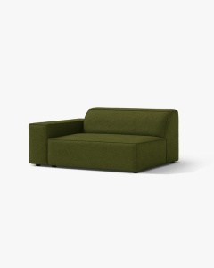 MODUL CANAPEA/COLTAR JODIE, 122X99 CM, VERDE MASLINIU INCHIS, PE STANGA, TAPITAT CU TAPITERIE DIN TEXTIL STRUCTURAT LIBERTY, MICADONI - Img 2