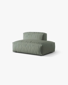 MODUL CANAPEA/COLTAR MARTINA, 133X106 CM, PE DREAPTA, VERDE MUSCHI, TAPITAT CU TAPITERIE DIN TEXTIL STRUCTURAT BOSTON, MICADONI - Img 2