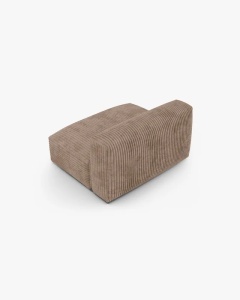 MODUL CANAPEA/COLTAR MARTINA, 76X130 CM, GHINDA, TAPITAT CU TAPITERIE DIN TEXTIL CORDOI TILIA, MICADONI - Img 3