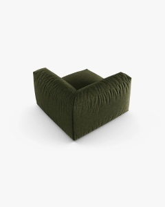 MODUL CANAPEA/COLTAR MARTINA, 76X98 CM, VERDE, TAPITAT CU TAPITERIE DIN TEXTIL STRUCTURAT BOSTON, MICADONI - Img 3