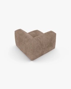 MODUL CANAPEA/COLTAR MARTINA, 90X120 CM, GHINDA, TAPITAT CU TAPITERIE DIN TEXTIL CORDOI TILIA, MICADONI - Img 3