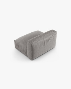 MODUL CANAPEA/COLTAR MARTINA, 90X132 CM, GRI DESCHIS, TAPITAT CU TAPITERIE DIN TEXTIL STRUCTURAT BOSTON, MICADONI - Img 3