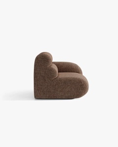 MODUL CANAPEA/COLTAR NEO, PE DREAPTA, MARO, 110X100 CM, TAPITAT CU TAPITERIE DIN TEXTIL CHENILLE SILENCIO, MICADONI - Img 3