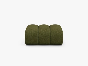 MODUL CANAPEA LUPIN, 87X90, VERDE MASLINIU INCHIS, CU TAPITERIE DIN TEXTIL BOUCLE BALOO, MICADONI