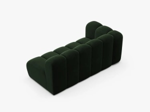 MODUL CANAPEA LUPIN, PE STANGA, 173 CM, VERDE SMARALD, CU TAPITERIE DIN TEXTIL CATIFEA VENUS, MICADONI - Img 3