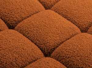 MODUL COLTAR BELLIS, CARAMIZIU, CU TAPITERIE DIN TEXTIL BOUCLE ROLF, MICADONI - Img 5