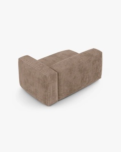 MODUL COLTAR/CANAPEA MARTINA, 120X160 CM, PE DREAPTA, ADANCIME SCAUN 90 CM, GHINDA, TAPITAT CU TAPITERIE DIN TEXTIL CORDOI TILIA, MICADONI - Img 3