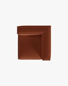 MODUL COLTAR/CANAPEA NURIA CARAMIZIU, 110X110 CM, TAPITAT CU TAPITERIE DIN TEXTIL STRUCTURAT LIBERTY, MICADONI - Img 4