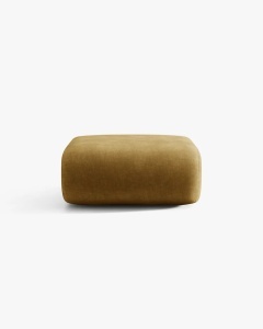 MODUL COLTAR NEO, GALBEN MUSTAR, 85X60 CM, TAPITAT CU TAPITERIE DIN TEXTIL CHENILLE GOLD, MICADONI