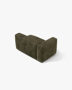 MODUL COTIERA CANAPEA/COLTAR MARTINA, 160X106 CM, PE STANGA, VERDE MUSCHI, TAPITAT CU TAPITERIE DIN TEXTIL CORDOI TILIA, MICADONI - Img 3