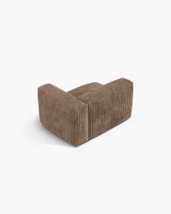 MODUL LATERAL PENTRU CANAPEA MARTINA, PE DREAPTA, GHINDA, TAPITAT CU TAPITERIE DIN TEXTIL CORDOI TILIA, MICADONI - Img 3