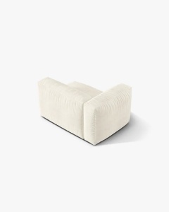 MODUL LATERAL PENTRU CANAPEA MARTINA, PE STANGA, FILDES, TAPITAT CU TAPITERIE DIN TEXTIL BOUCLE MONET, MICADONI - Img 3