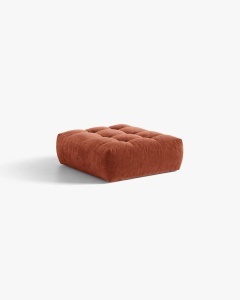 MODUL POUF CANAPEA BLOOM, CARAMIZIU, 107X99 CM, CU TAPITERIE DIN TEXTIL STRUCTURAT WIND, MICADONI - Img 2
