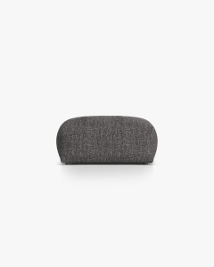 MODUL POUF CANAPEA/COLTAR MARTINA, 103X73 CM, GRI ANTRACIT, TAPITAT CU TAPITERIE DIN TEXTIL BOUCLE MONET, MICADONI
