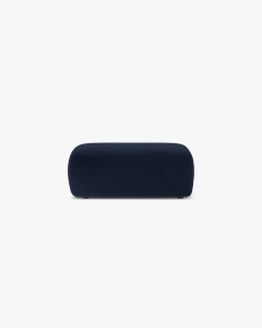 MODUL POUF KATE, ALBASTRU ROYAL, 60X99 CM, TAPITAT CU TAPITERIE DIN TEXTIL CATIFEA SALVADOR, MICADONI