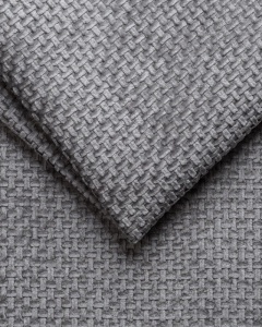 MODUL PUF CANAPEA MOLINO, 100X100, GRI DESCHIS, CU TAPITERIE DIN TEXTIL CHENILLE EDEN, MICADONI - Img 3