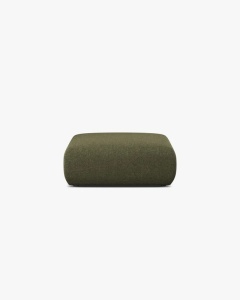 MODUL PUF CANAPEA MOLINO, 100X100, VERDE, CU TAPITERIE DIN TEXTIL CHENILLE EDEN, MICADONI