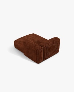 MODUL SEZLONG CANAPEA/COLTAR MARTINA, 130X176 CM, PE DREAPTA, CARAMIZIU, TAPITAT CU TAPITERIE DIN TEXTIL CORDOI TILIA, MICADONI - Img 3