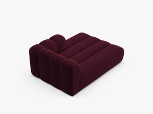 MODUL SEZLONG CANAPEA LUPIN, PE DREAPTA, VISINIU, CU TAPITERIE DIN TEXTIL CATIFEA VENUS, MICADONI - Img 3