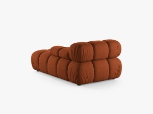 MODUL SEZLONG COLTAR BELLIS, PE DREAPTA, CARAMIZIU, CU TAPITERIE DIN TEXTIL STRUCTURAT LIBERTY, MICADONI - Img 3