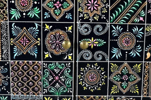 NOPTIERA 60CM, MULTICOLOR, DIN LEMN MASIV DE MANGO, GINER Y COLOMER - Img 5