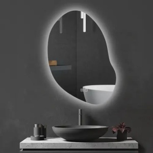 OGLINDA PENTRU BAIE, CU LED 80x60cm CLOUD C, CALITATE SUPERIOARA - Img 3