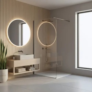 PARAVAN DE DUS FLEXI 70, TRANSPARENT/TITAN, CALITATE SUPERIOARA - Img 2