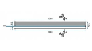PARAVAN DE DUS REA AERO INTIMO WALK IN, 100CM, AURIU PERIAT, DIN STICLA, CALITATE SUPERIOARA - Img 2