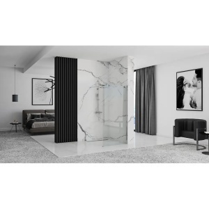 PARAVAN DE DUS REA AERO N, 90CM, TRANSPARENT, DIN STICLA, CALITATE SUPERIOARA - Img 3