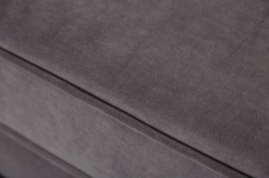 PAT DE ZI, DIVAN, 196CM, CATIFEA GRI, DESIGN RETRO, ARTIM GROUP SELECTION - Img 4