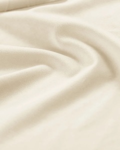 PAT KAELLE, 180X200 CM, BEJ DESCHIS, CU SOMIERA RABATABILA, TAPITAT CU TAPITERIE DIN TEXTIL CATIFEA BLUVEL, MICADONI - Img 6