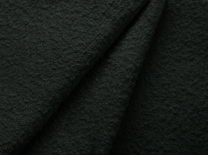 PAT TAPITAT JODIE, 140X200, NEGRU, SOMIERA RABATABILA, CU TAPITERIE DIN TEXTIL BOUCLE BALOO, MICADONI - Img 6