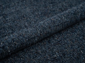 PAT TAPITAT, MURADA, 160x200, MELANJ ALBASTRU, CU TAPITERIE DIN TEXTIL CHENILLE TRACY, MICADONI - Img 4