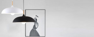 PENDUL ANZO, 18x45/100 cm, NEGRU, DIN ALUMINIU, STIL MODERN, TU - Img 5
