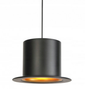 PENDUL EDISON MELONIK HAT APP289-1CP, 16,5x25,5 cm, NEGRU SI AURIU, DIN METAL, STIL MODERN, TU - Img 2