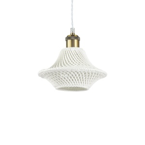 PENDUL LUGANO SP1 D21, ALB, DIN METAL, STIL CLASIC - Img 1