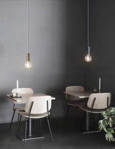 PENDUL OSTI A WHITE / GOLD APP106-1CP, 5x100 cm, ALB, DIN ALUMINIU, STIL MODERN, TU - Img 3