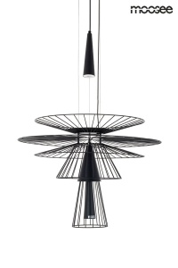 PENDUL SESTO NEGRU, CONFECTIONAT DIN METAL, STIL MODERN - Img 2
