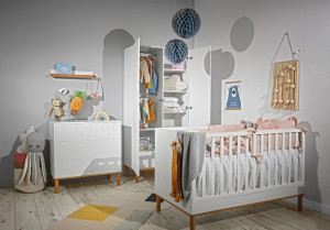PERDELUTA PENTRU PATUT DE BEBELUSI LINEN ALBA BA - Img 2