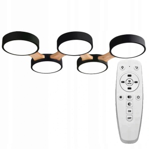 PLAFON NEGRU APP526-5C - Img 1