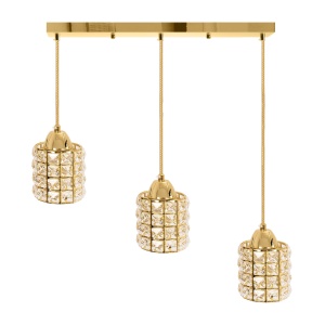 Plafoniera din cristal aurie APP725-3CP