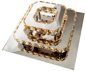Plafoniera din cristal Plafond LED 24W Square APP409-C - Img 3