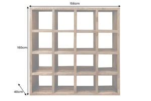 RAFT/ORGANIZATOR, IRON CRAFT160X 156CM, LEMN DE MANGO, CULOARE NATUR, ARTIM GROUP SELECTION - Img 5