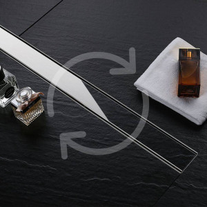 RIGOLA DUS, REA PURE NEO, 90 CM, DESIGN MODERN, CALITATE SUPERIOARA, REA - Img 3