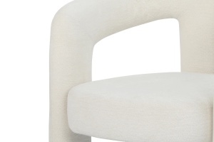 SCAUN, ARCH, REALIZAT DIN TEXTIL BOUCLE ALB/CREM, DESIGN MODERN, ARTIM GROUP SELECTION - Img 3