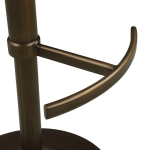 SCAUN BAR AMELY, DIN METAL SI TEXTIL, DE CULOARE CUPRU/CREM, RICHMOND INTERIORS - Img 4