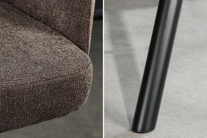 SCAUN BAR, BIG GEORGE, ROTATIV, MATERIAL TEXTIL, PIELE ECO SI CADRUL METAL, ARTIM GROUP SELECTION - Img 8