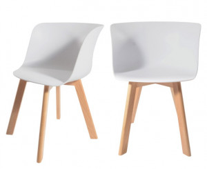 SCAUN BUCATARIE/LIVING DESIGNER TUY DIN LEMN SI ABS DIVERSE NUANTE - Img 6